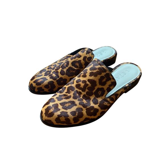 1.STATE Women's Leopard Print Flat Mule Slip-On Size 7.5 - Picture 2 of 13